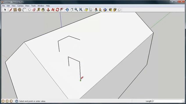 Уроки по SketchUp 8  Для начинающих  Урок 1