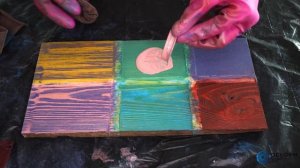 Техника окрашивания дерева в два цвета | Масло Leinos