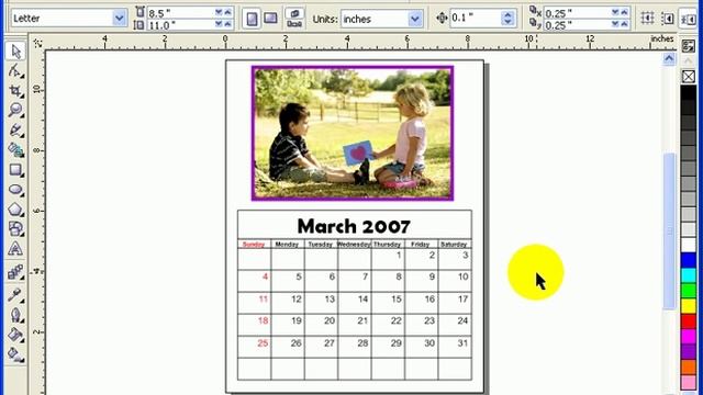 Making a Calendar in CorelDraw смотреть онлайн