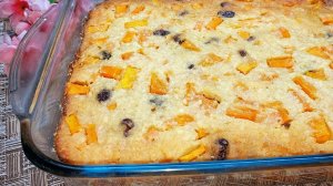 Вкуснейшая Творожная ЗАПЕКАНКА с ТЫКВОЙ на Завтрак БЕЗ МУКИ !