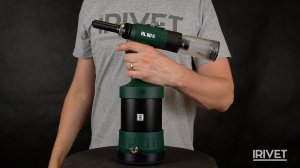 RIVETEC RL 60N - пневмо-гидравлический заклёпочник для установки вытяжных заклёпок Ø 4.0 - 8.0 mm