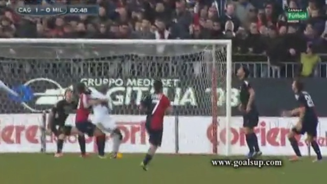 Серия А. Кальяри - Милан - 1:1 (10/02/13)