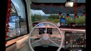 ets2 scania r730 v8 tandem transport from Limoges to Marseille