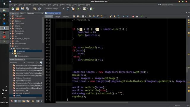 Álbum de imágenes haciendo uso de colecciones en Java смотреть онлайн
