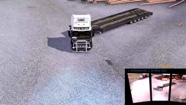 Scania R Tech skin MOD | Euro Truck Simulator 2 | Portrait Triple Monitor смотреть онлайн