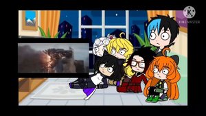[Team rwby reacts to godzilla] [Gacha club reaction video]