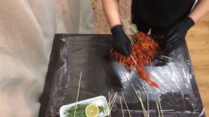 Как Сделать букет из раков