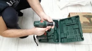 Распаковка - Аккумуляторный шуруповерт DWT ABS-14.4 L-2 BMC