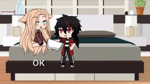 Мини-фильм "человек в школе вампиров" (2/?)Гача лайф