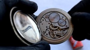 Механические карманные часы для телеграфиста Telegraphe Watch Co