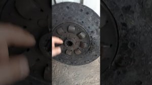 Установка ведомого диска, однодисковое сцепление, ЯМЗ 238
