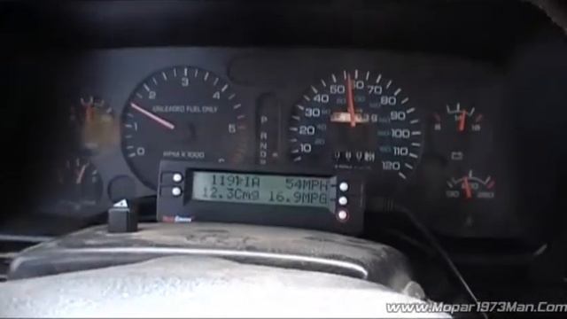 1996 Dodge Ram 1500 - ScanGauge II - MPG смотреть онлайн