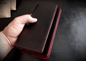 Женский кошелек из натуральной кожи. Ручная работа / Women's wallet made of genuine leather