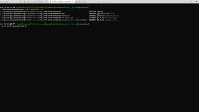 Example - Git Worktree (List with Commit Hashes) смотреть онлайн