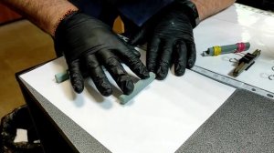 Как приклеить абразив для хонингования цилиндров, Loctite 9466.