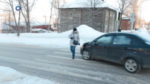 Сюжет «САМПО ТВ 360°» помог найти недобросовестного водителя, который практически сбил женщину