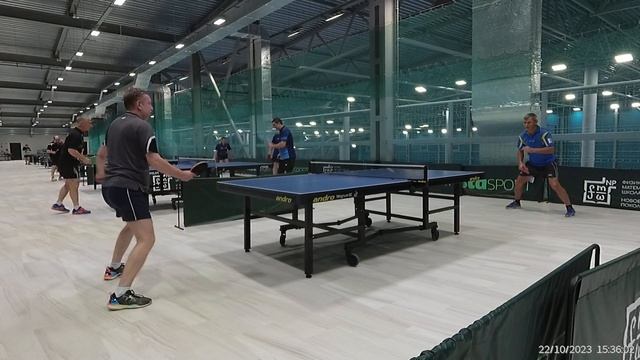 Настольный теннис. ФНТТО 40+ ЛИГА 1. Тюмень. Косов Геннадий - Рябов Игорь. Счет 3:0 смотреть онлайн