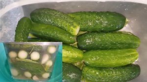 Огурцы соленые в пластиковом контейнере, как из бочки. Заготовки на зиму.