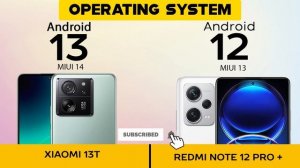 Xiaomi 13T VS Redmi Note 12 Pro Plus - Full Comparison ⚡Which one is Best