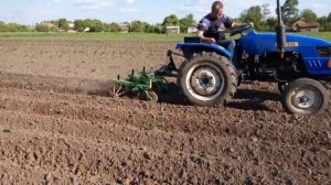 Культиватор межрядной обработки картофеля "ЕЖИ". Прополка картофеля.