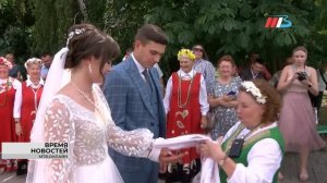 В Волгограде состоялась необычная свадьба в русских народных традициях