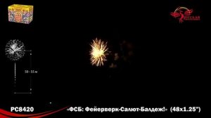 Фейерверк РС8420 "ФСБ" (1,2" х 48 залпов)
