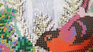 "Зима" вышивка бисером, работа закончена. Мои впечатления.