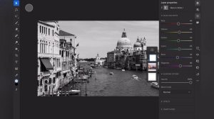 How to make black and white photos on photoshop for ipad?