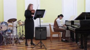 К. Ф. Э. Бах - Соната соль-минор для скрипки и фортепиано, солистка Барановская Ирина Михайловна