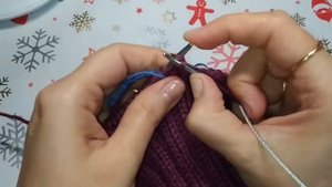 Мастер-класс // Шапка резинкой 2х3 с удлинённой макушкой.