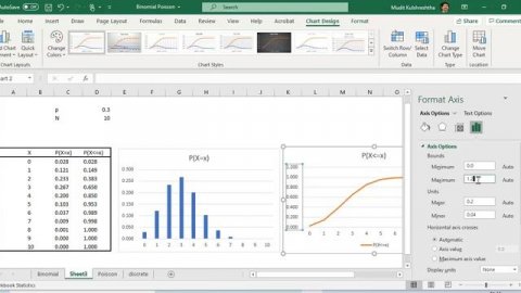 Statistics Using Excel Tutorial 1.2 Computing Probabilities for Binomial and Poisson Distribution