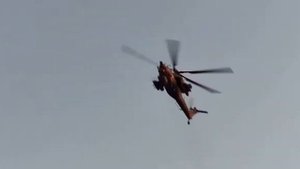 Хулиганы на российском вертолете
