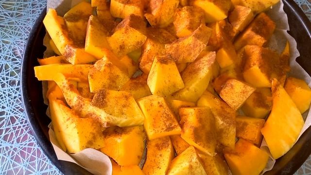 ЗАПЕЧЕННАЯ КУСОЧКАМИ ТЫКВА.