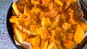 ЗАПЕЧЕННАЯ КУСОЧКАМИ ТЫКВА.
