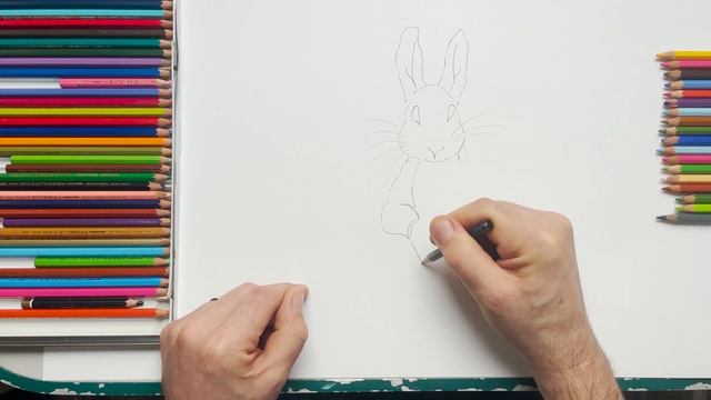 How to draw Peter Rabbit by Beatrix Potter смотреть онлайн