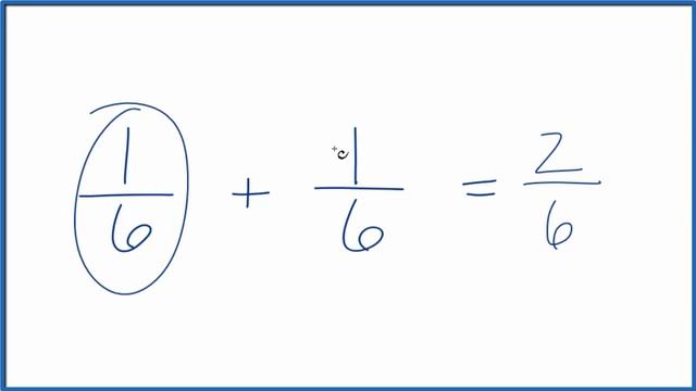 How to Add 1/6 + 1/6 смотреть онлайн
