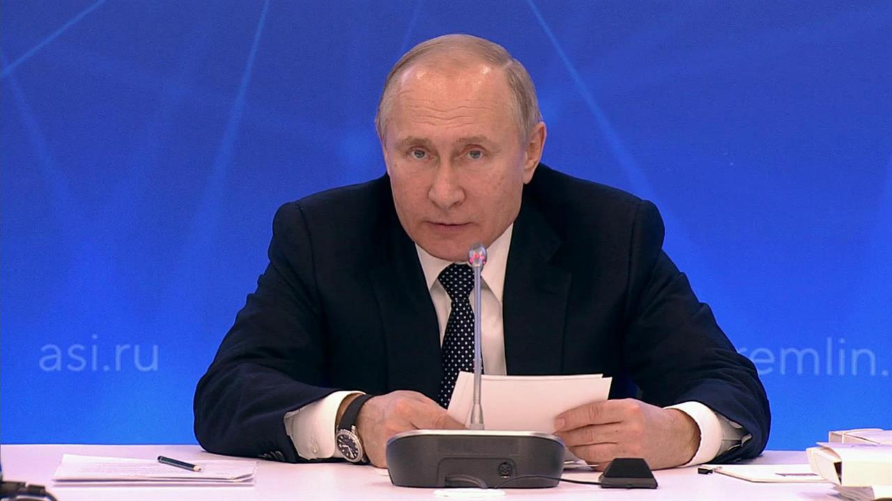 Заседание наблюдательного совета АСИ прошло под председательством Владимира Путина