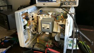 Диагностика микроволновой печи Samsung, частные неисправности, осцилограммы питания магнетрона.