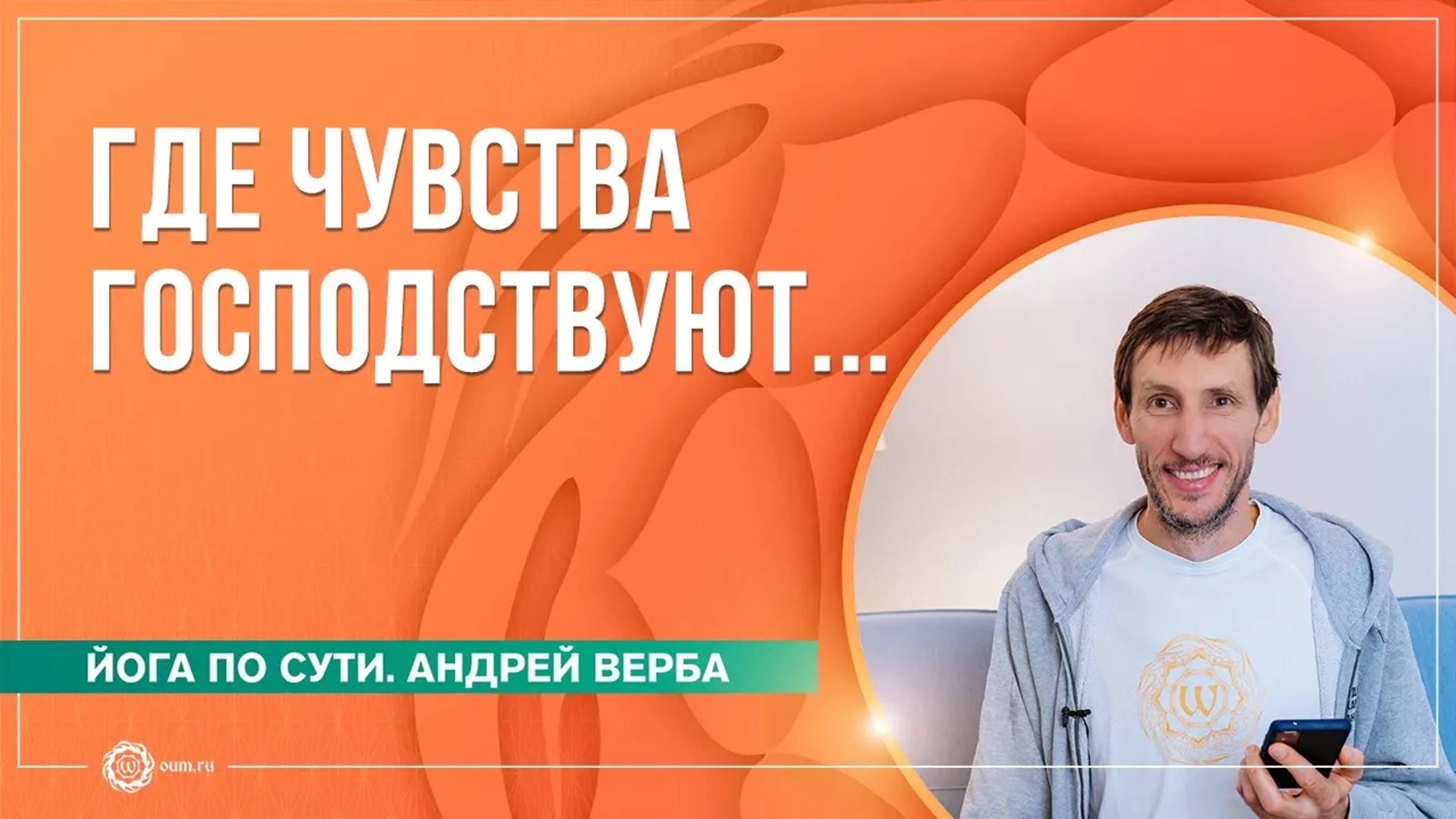 Где чувства господствуют... Андрей Верба