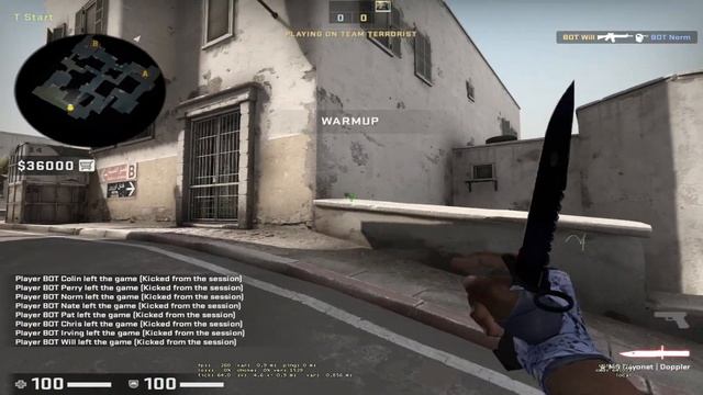 Как настроить карту для тренировки раскидок | CS:GO смотреть онлайн