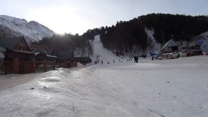 Чегет 2017 - катание на "ватрушках"