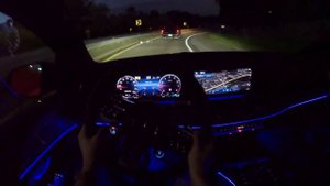 2024 Mercedes-AMG GLE 63 S Coupe - POV Night Drive (Binaural Audio)