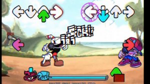 FNF Indie Cross mod vs cuphead