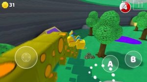 Красная Большая Шика и Супер Беар #85 Аркад и Миссии Super Bear Adventure на пурумчата