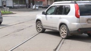 На Пятёрке обновили трамвайные переезды