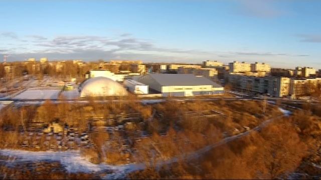 Луховицы с высоты птичьего полета. Декабрь 2014 г смотреть онлайн