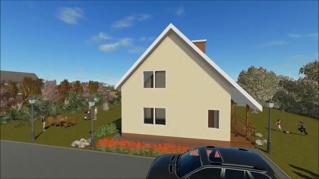 Проект дома "Зелёные Просторы" смотреть онлайн