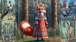 Сборник русских народных сказок про лису. Сказки на ночь детям.