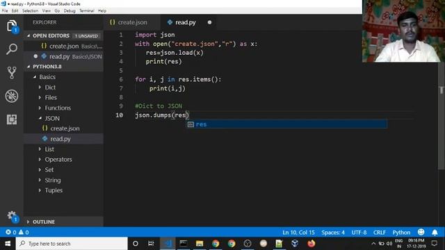? Python JSON & Dictionary  | ?Python for beginners | ?Python complete course in Tamil