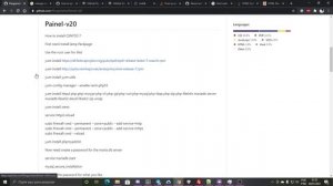 Painel V20 Centos 7 Link Github